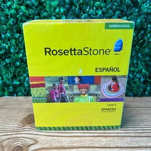 Rosetta Stone Spanish Latin America LVL 2 Homeschool Foreign Language W/ Headset